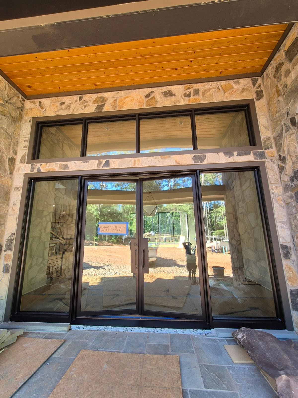 Contemporary Glass Entry
