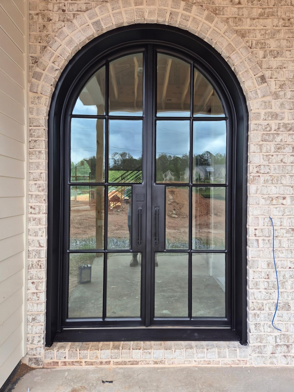 Iron Forge Arched Entry