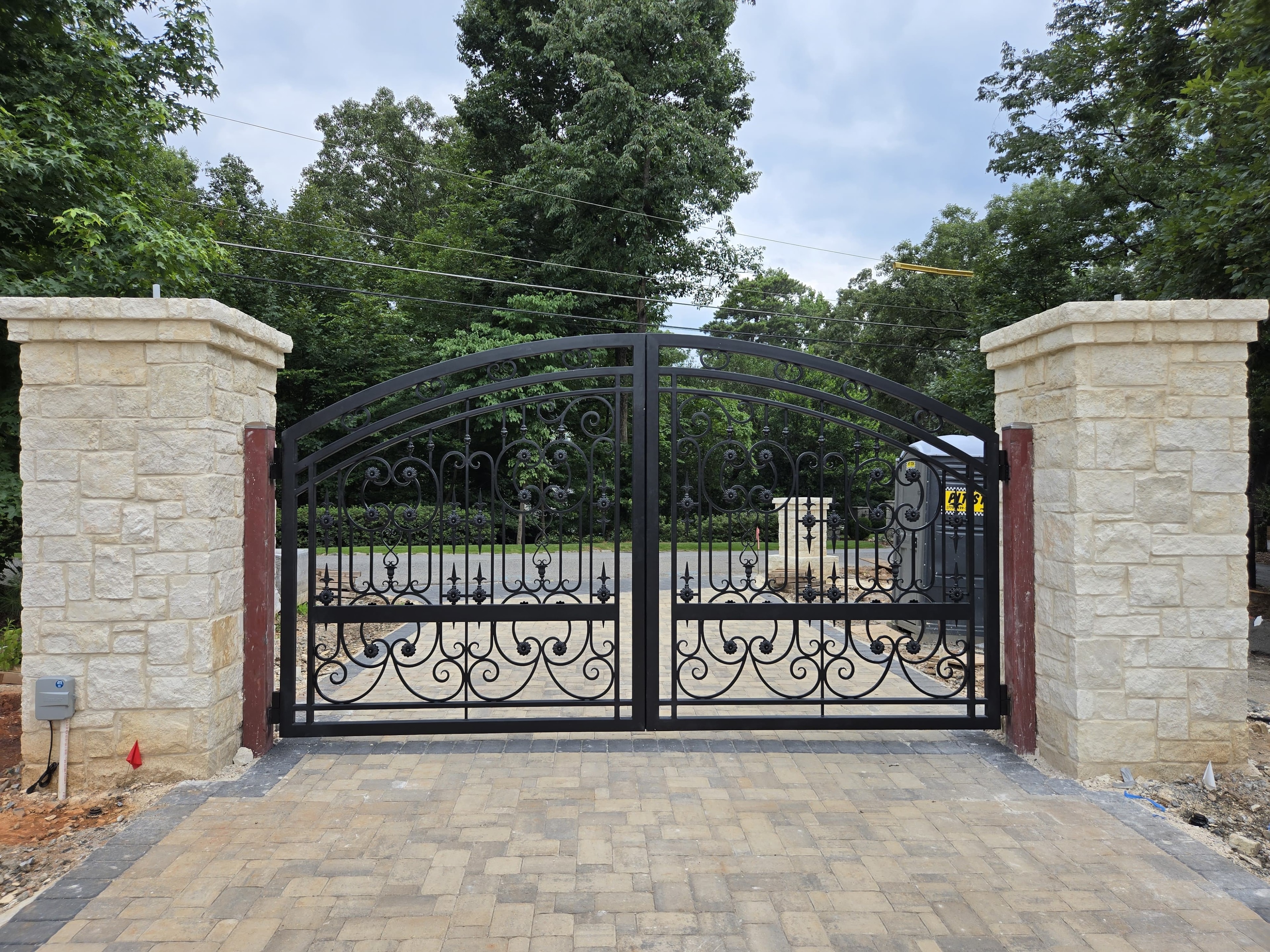 Ornate Scrollwork Gate