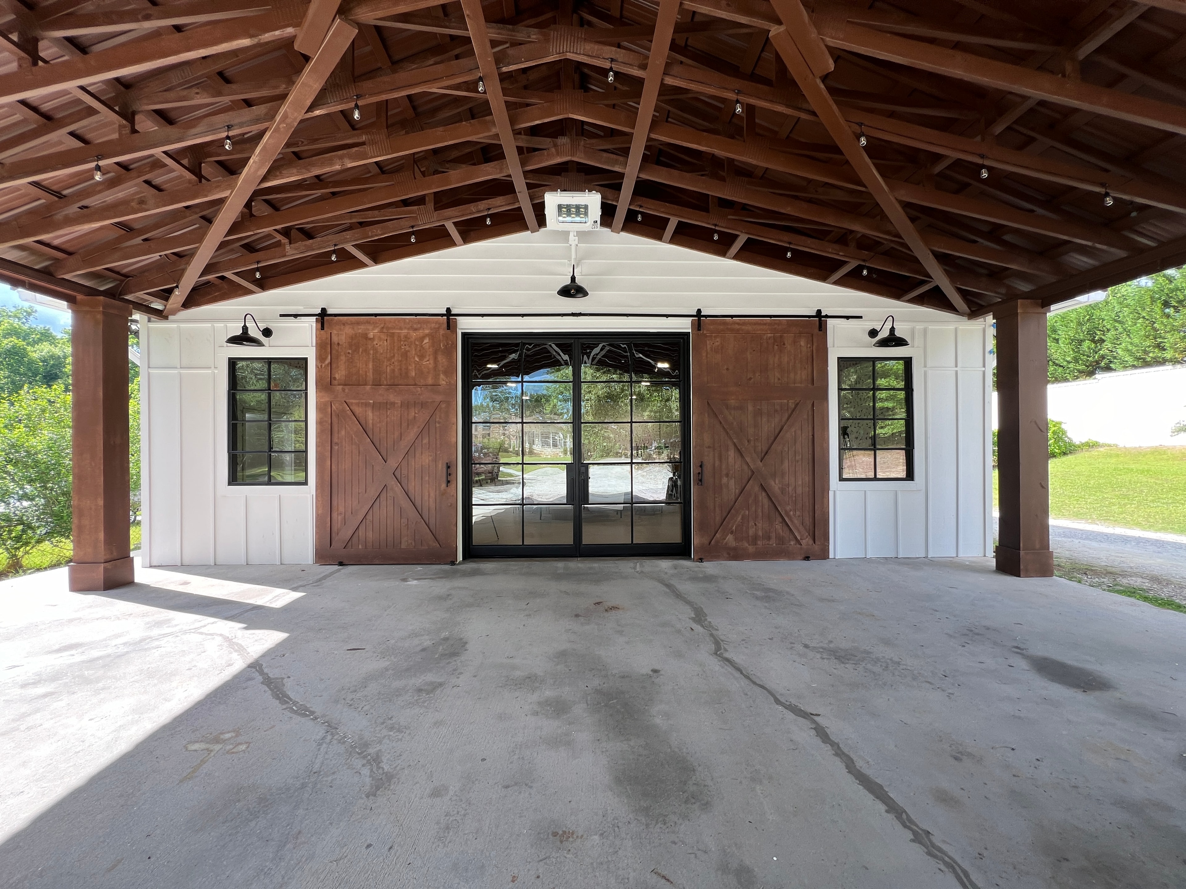 Barn Door Pavilion Entry