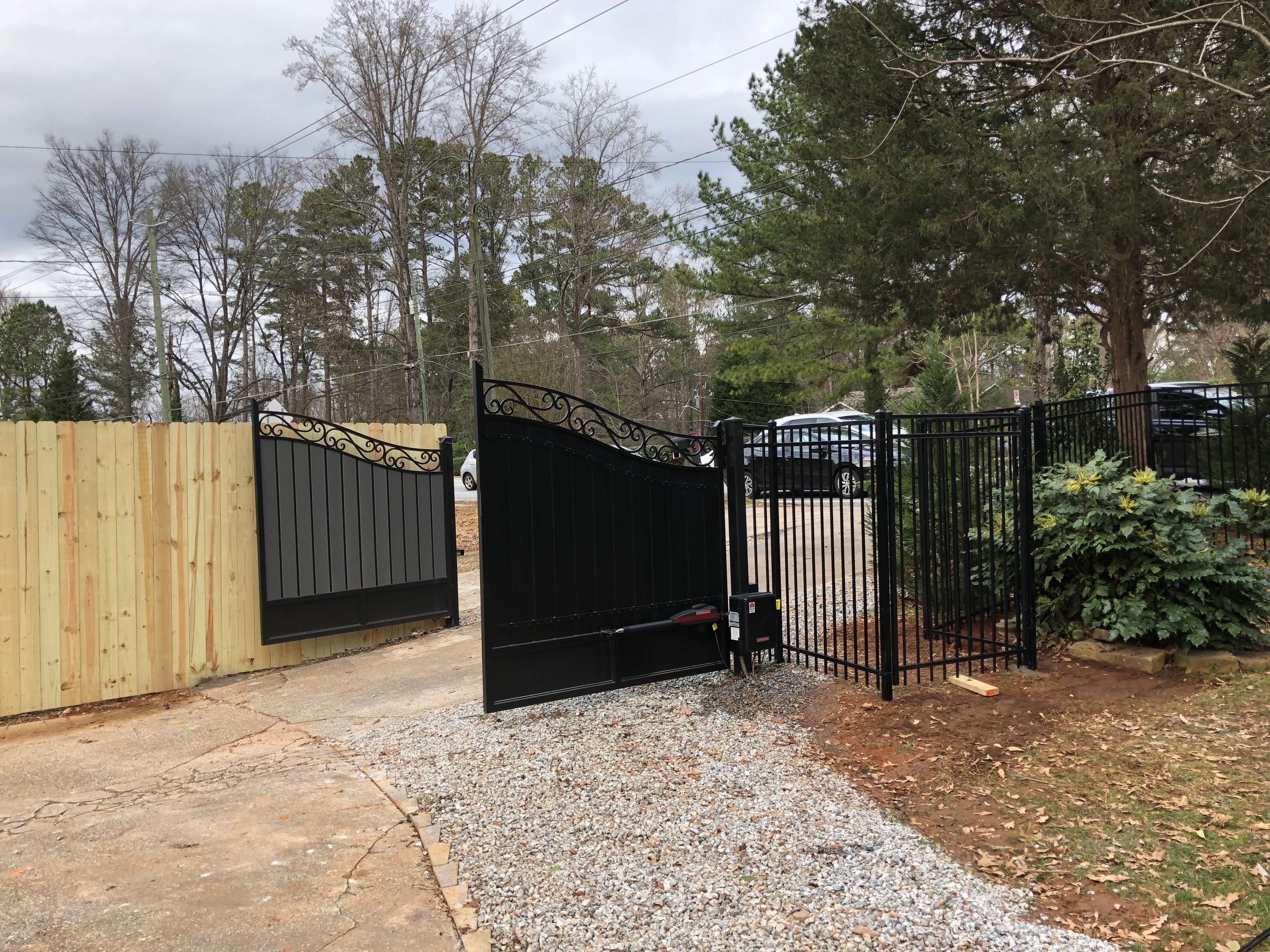 Ornamental Driveway Gate