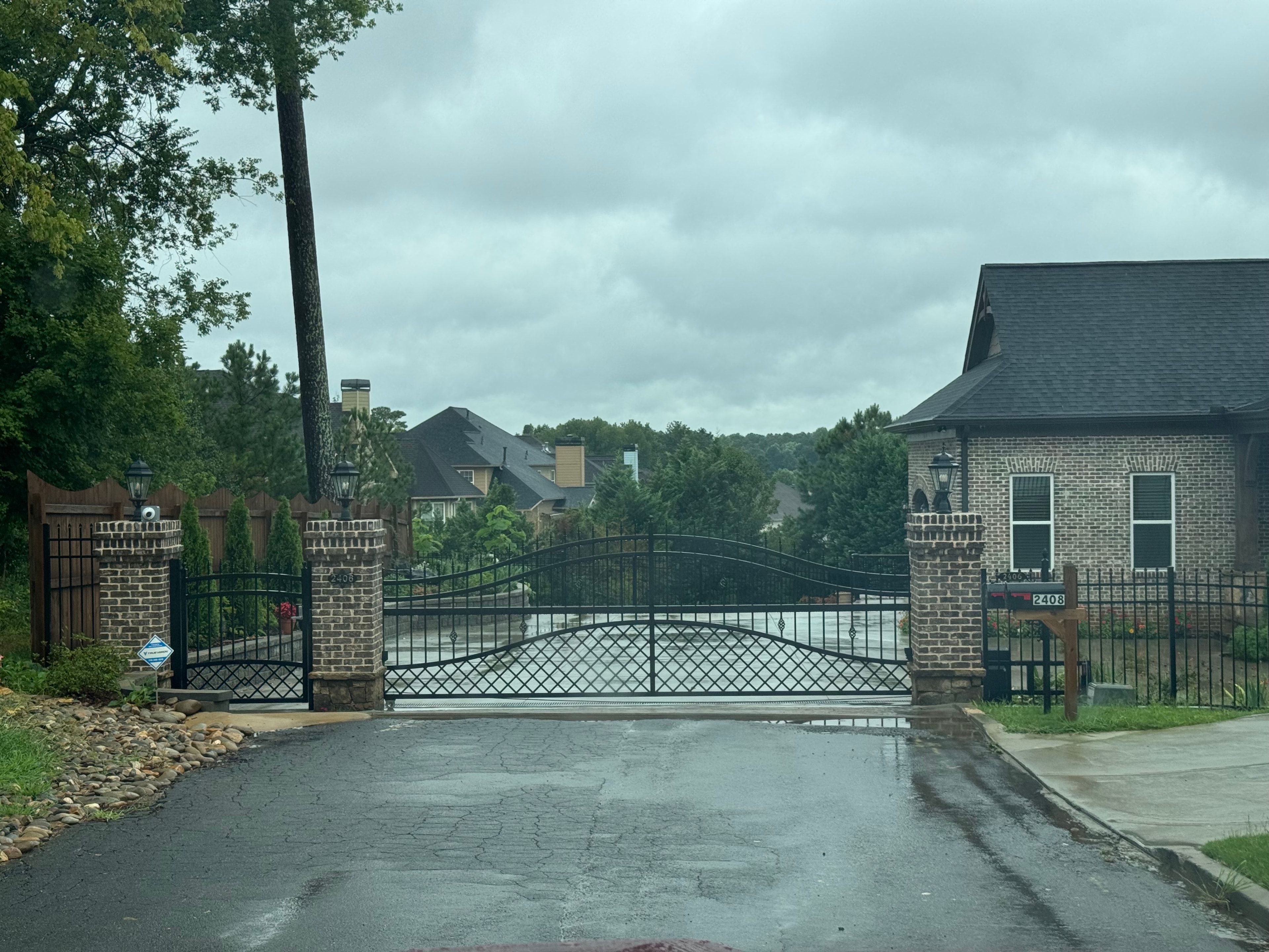 Arched Estate Gate