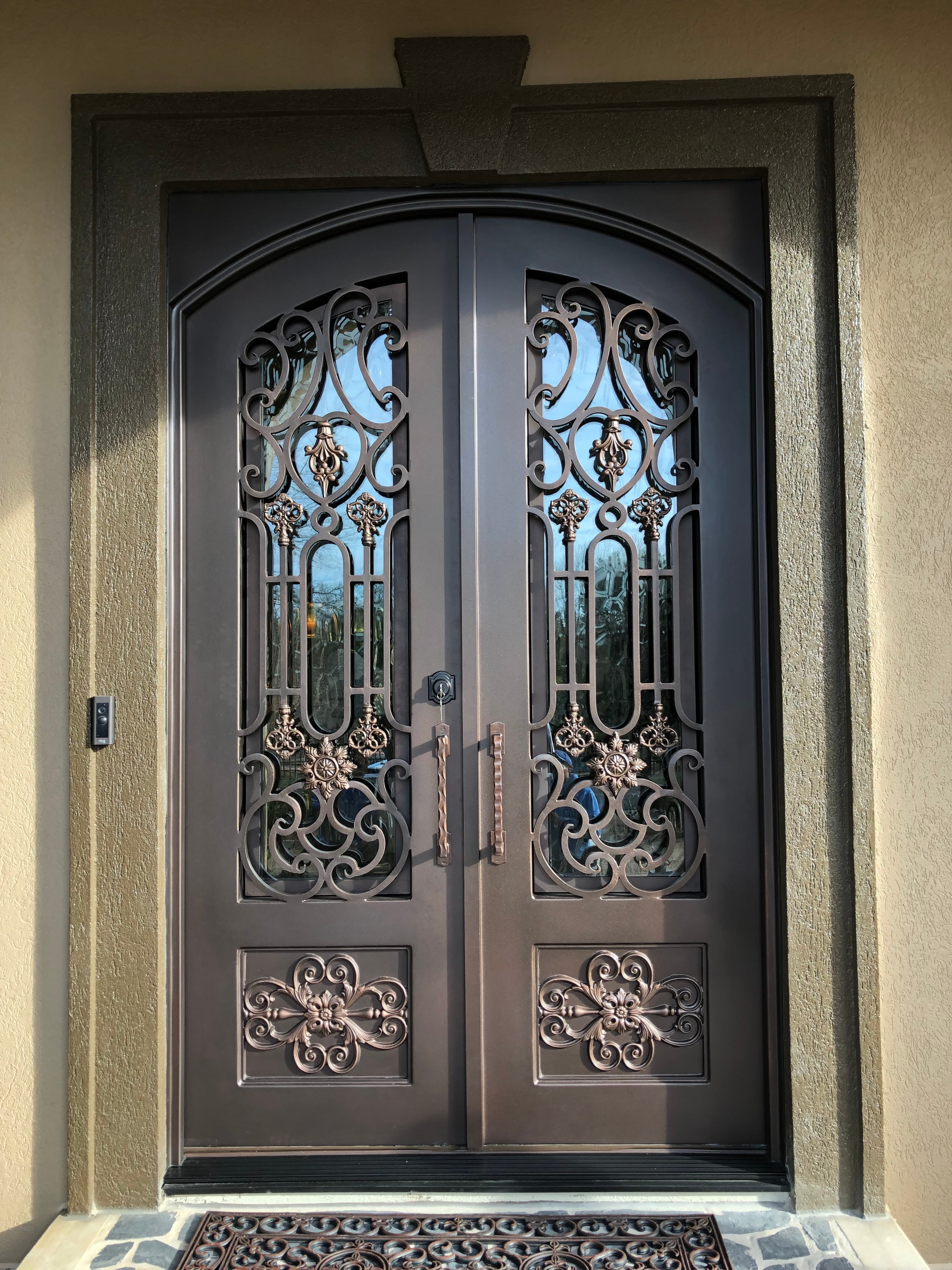 Iron Forge Bronze Double Door