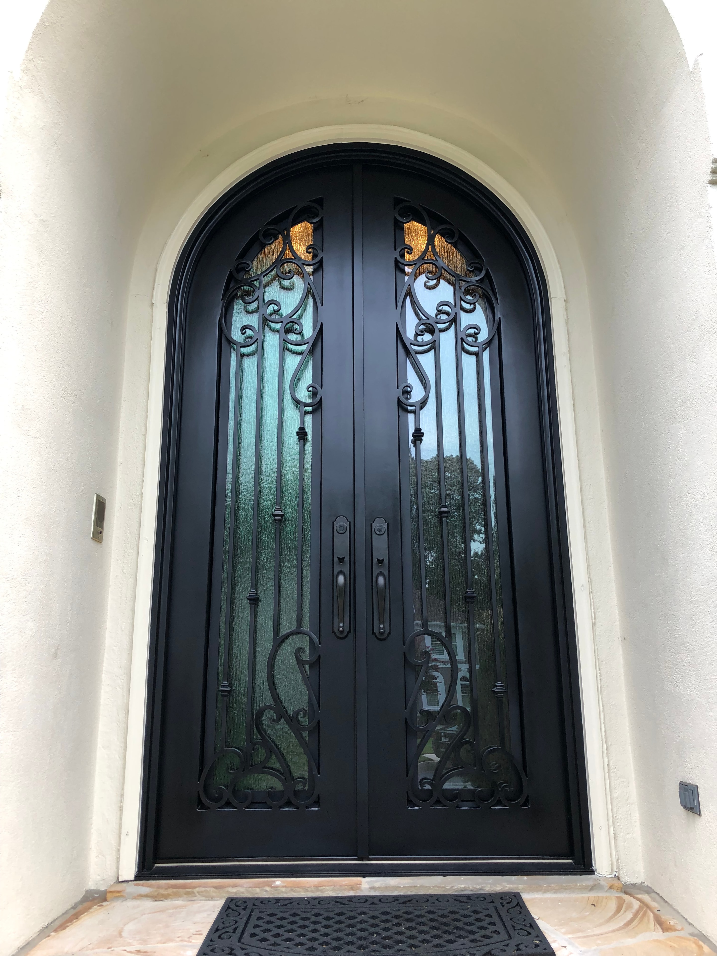 Iron Forge Arched Entry