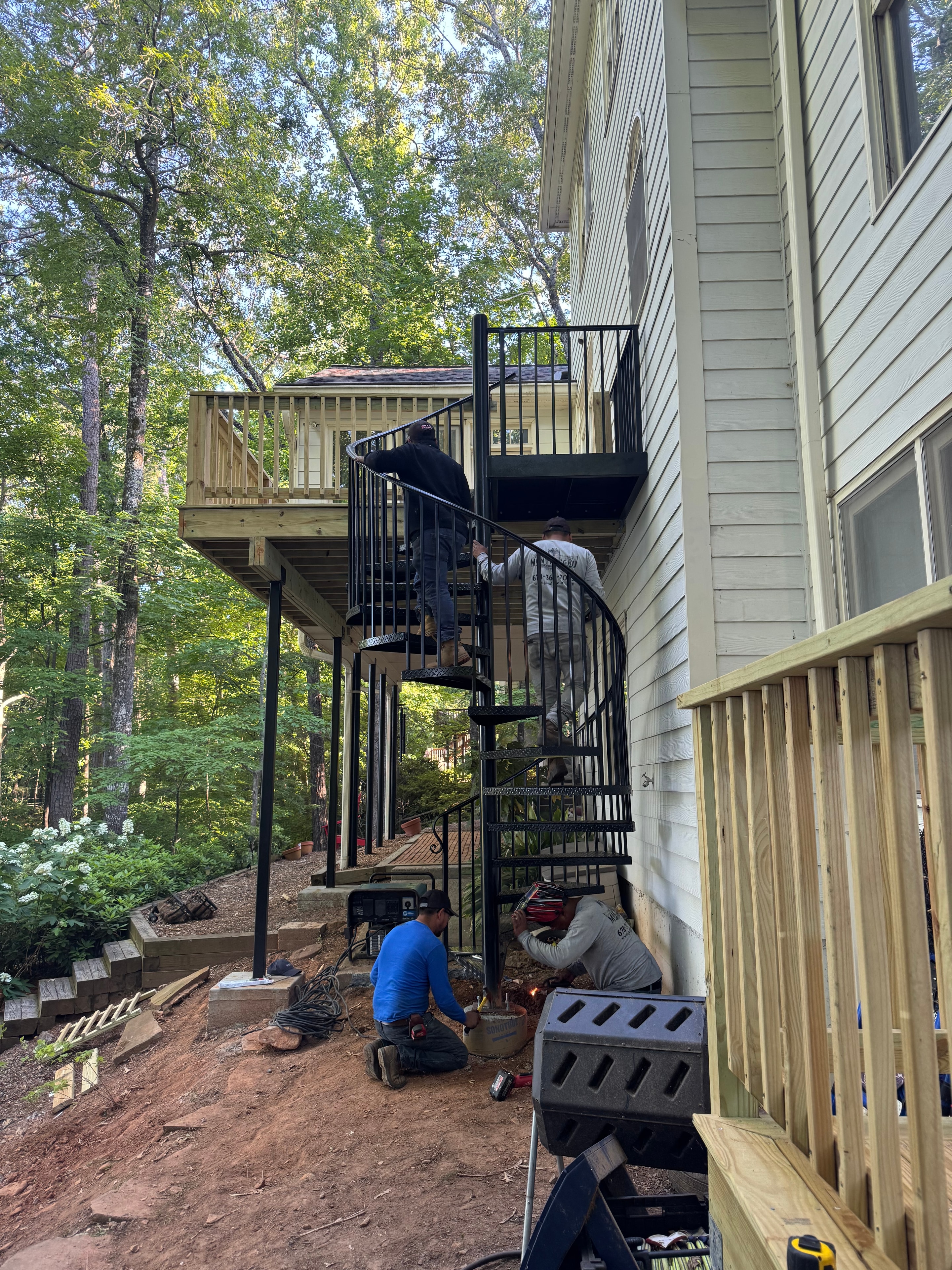 Outdoor Deck Staircase