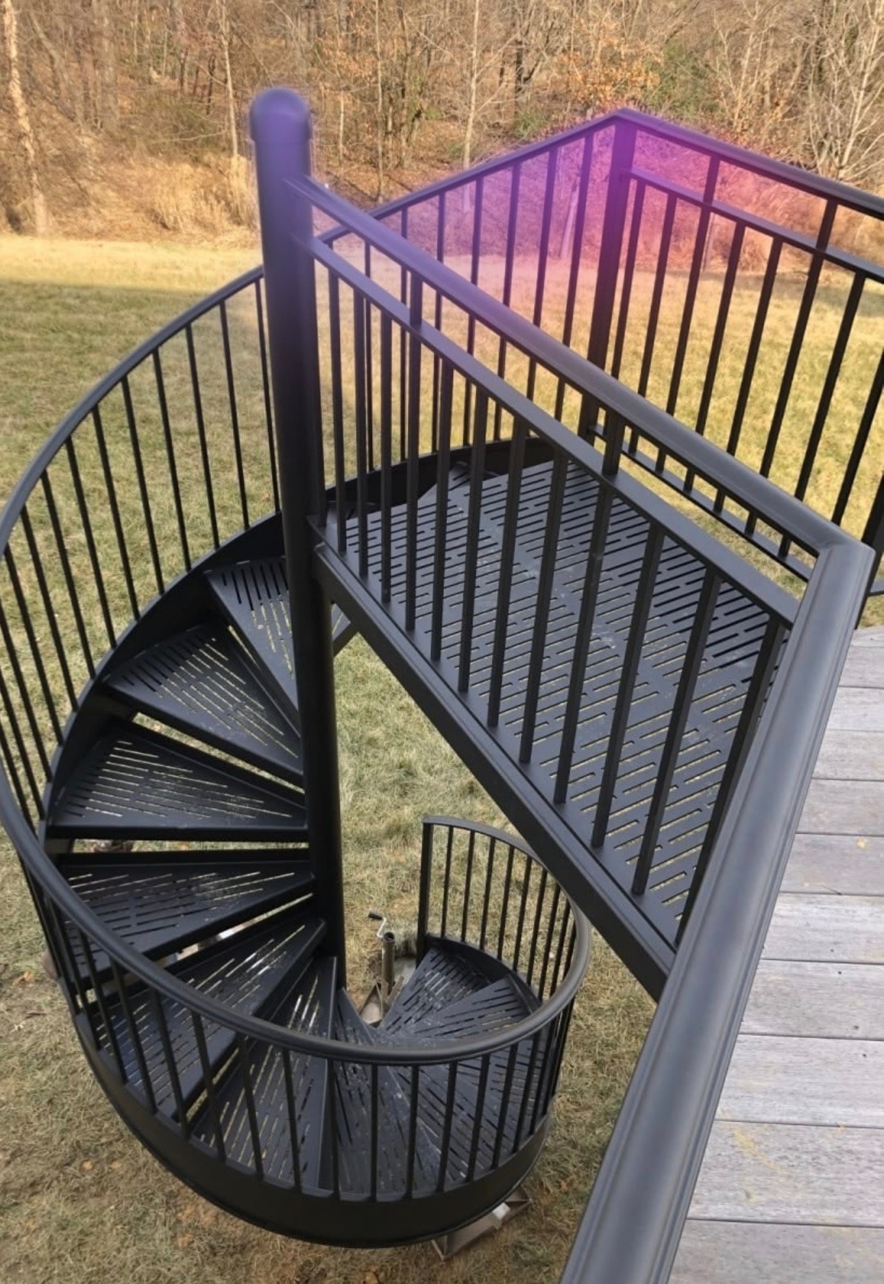 Outdoor Spiral Staircase