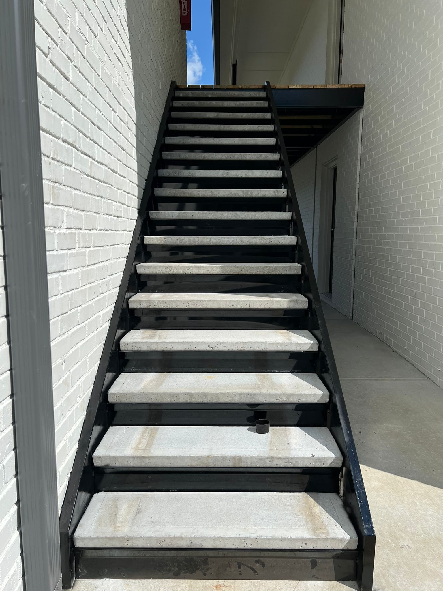 Exterior Concrete & Steel Stairs
