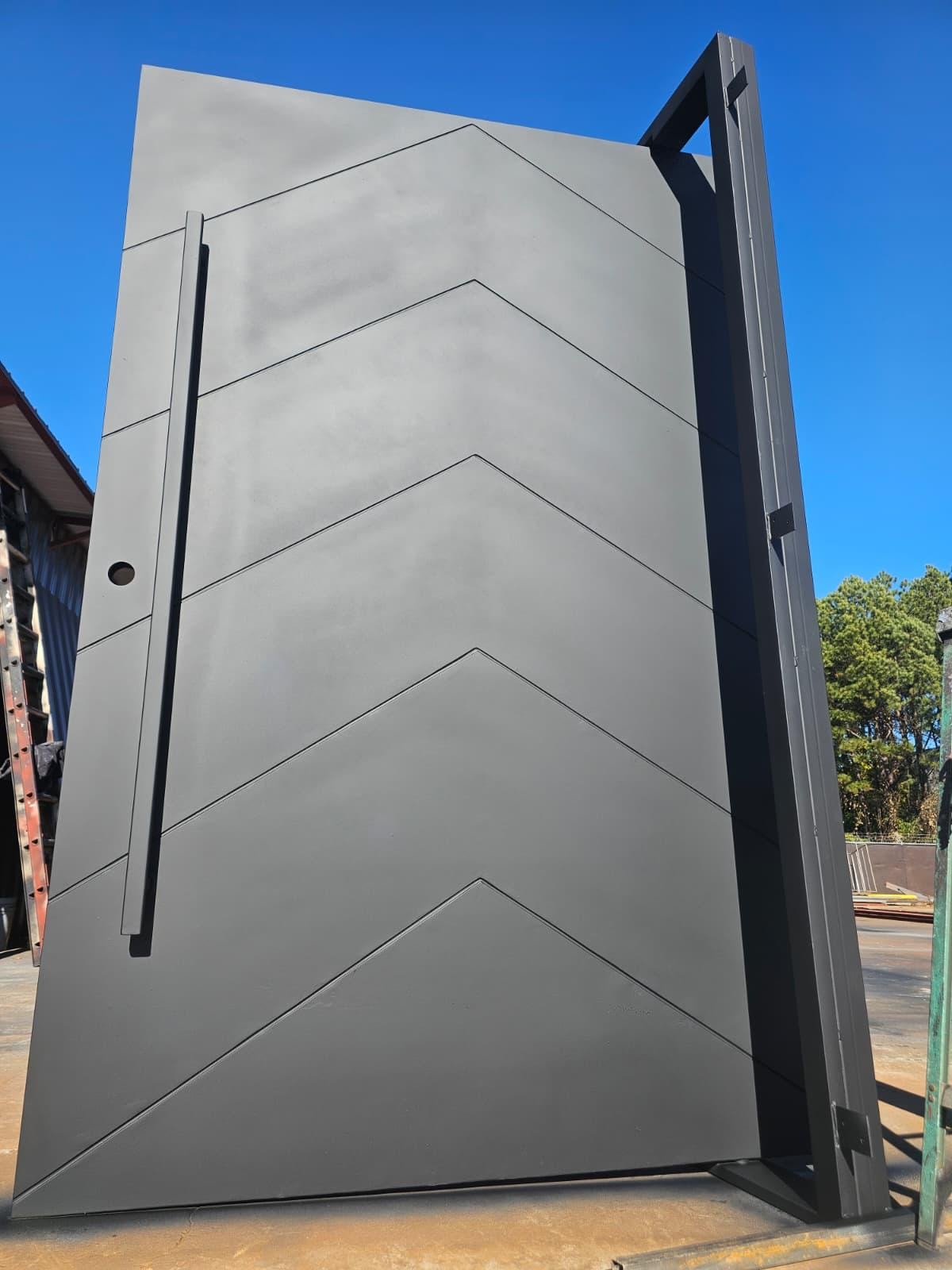 Pivot Chevron Door