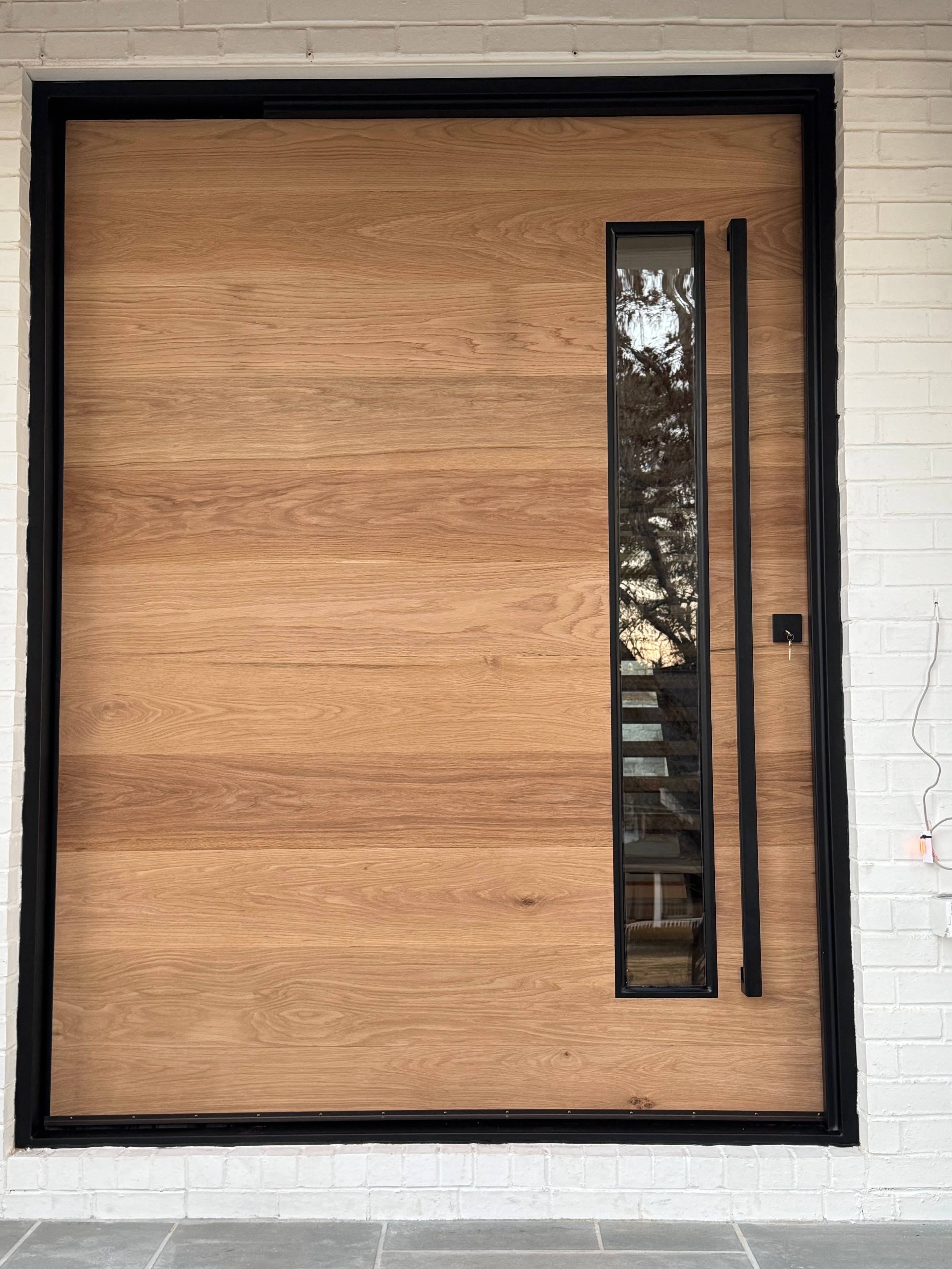 Pivot Wood Panel Door