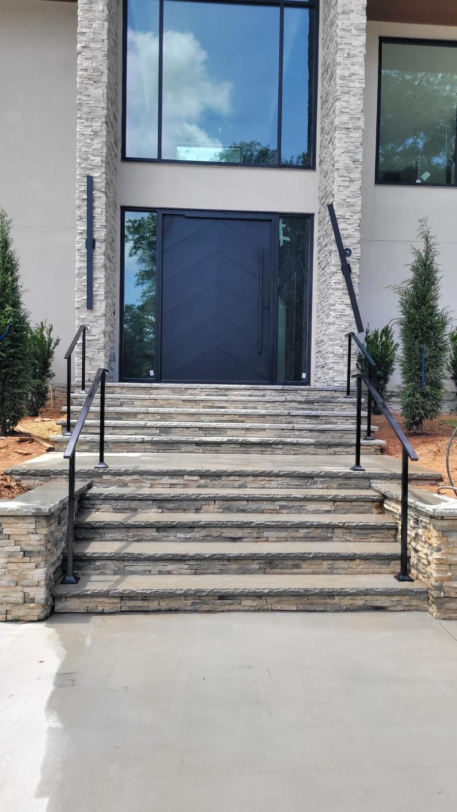 Pivot Stone Facade Entry