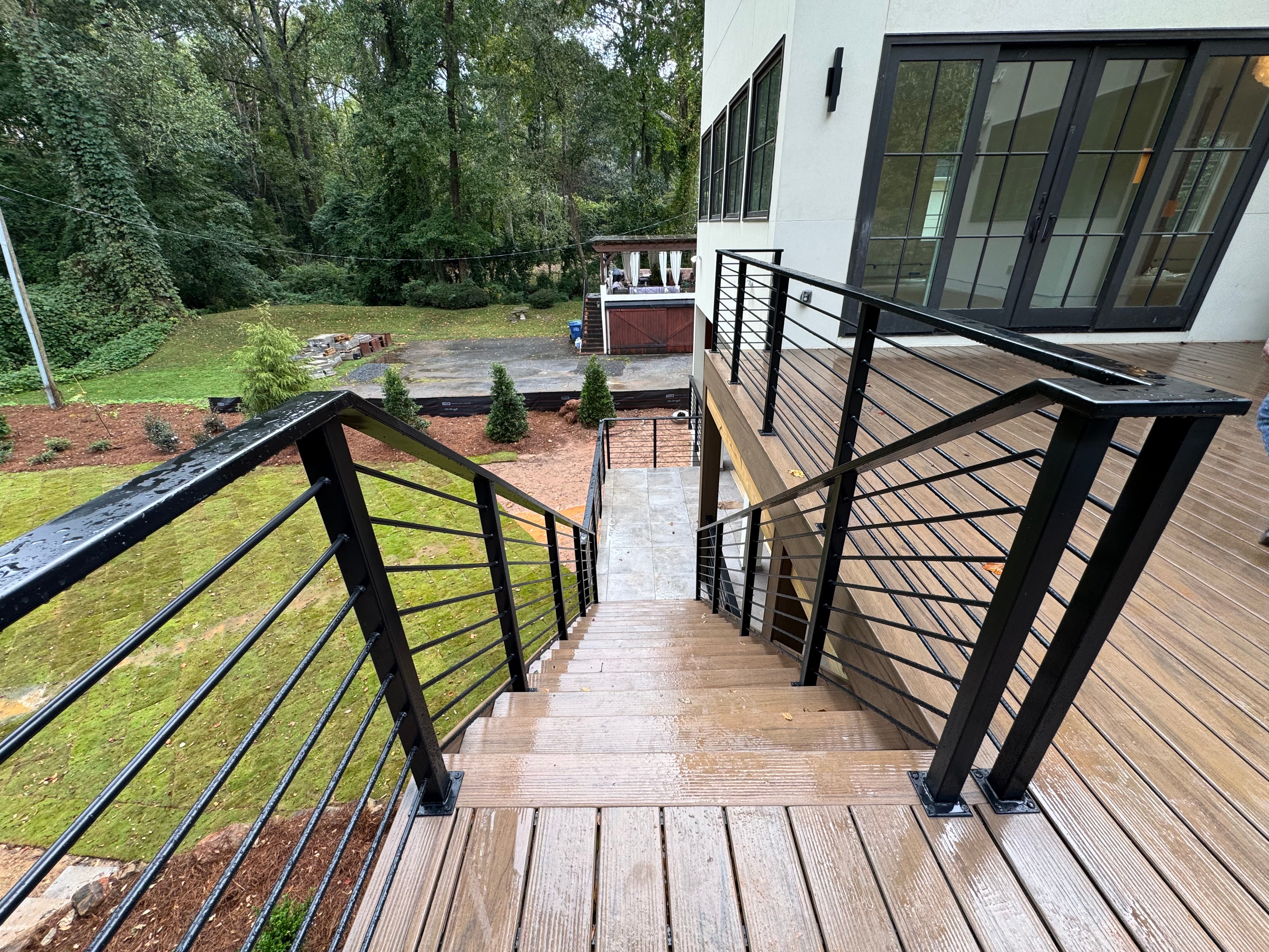 Basic Railing Outdoor Deck