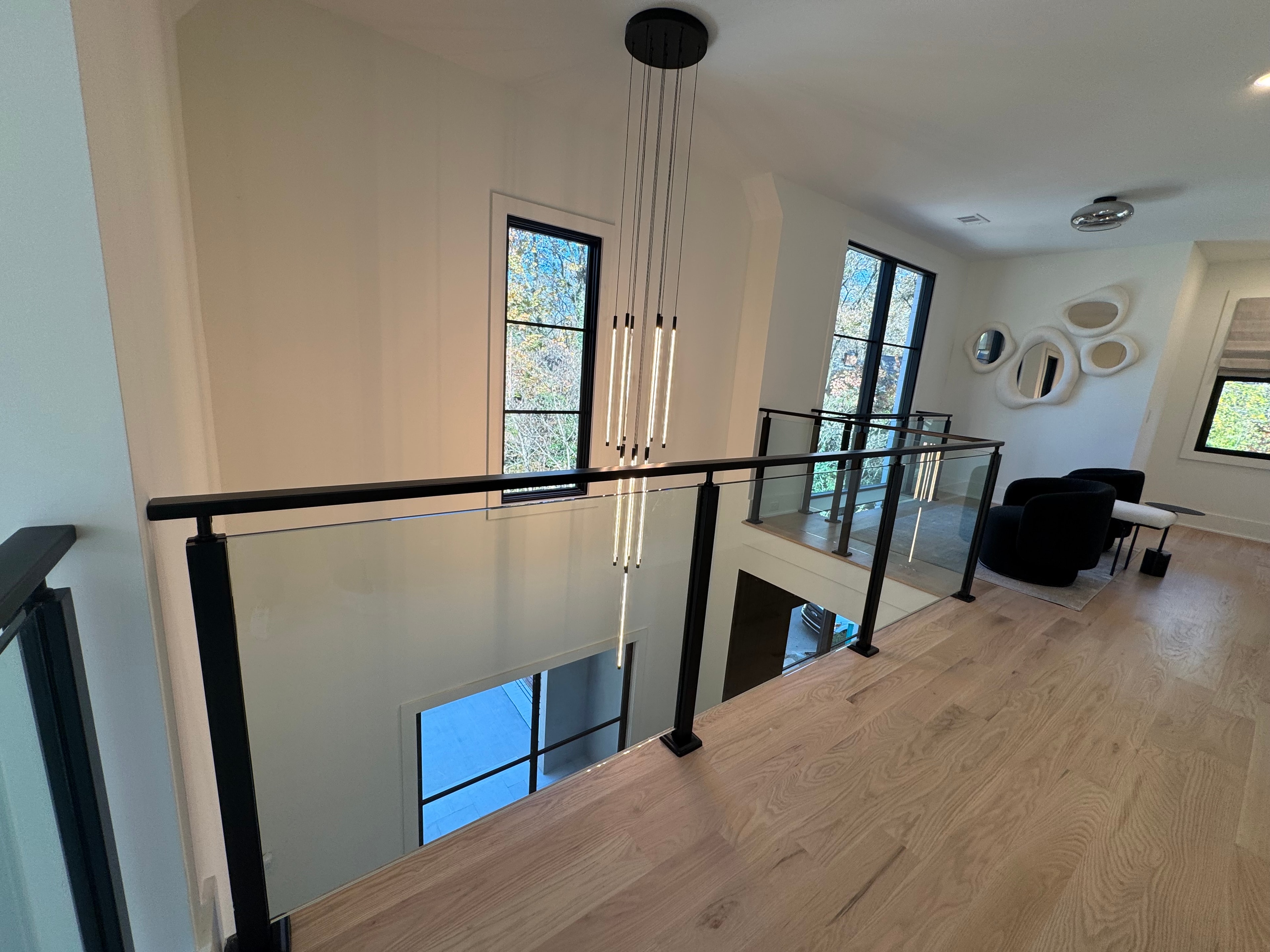 Glass Railing Loft Overlook