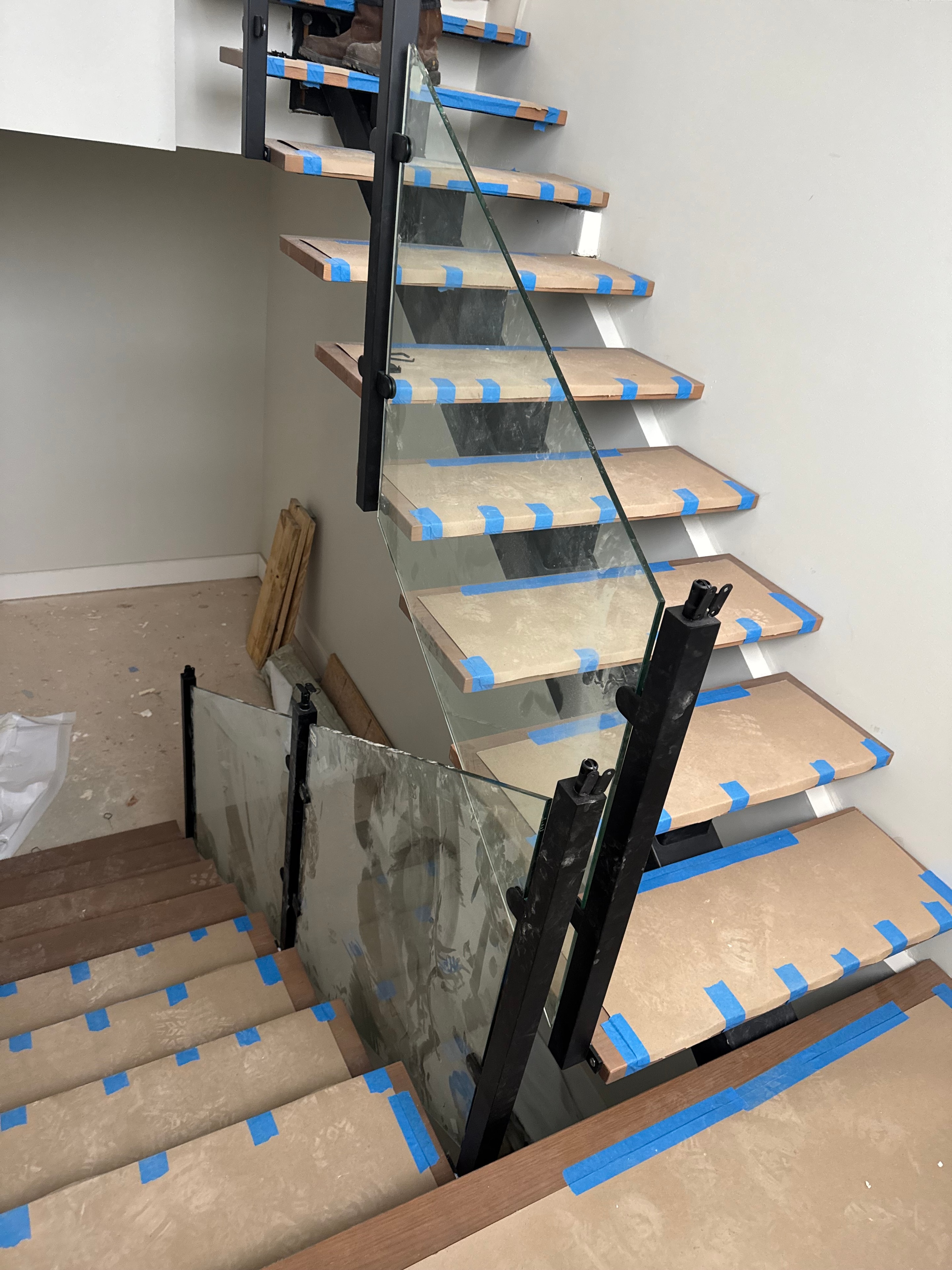 Glass Railing Installation