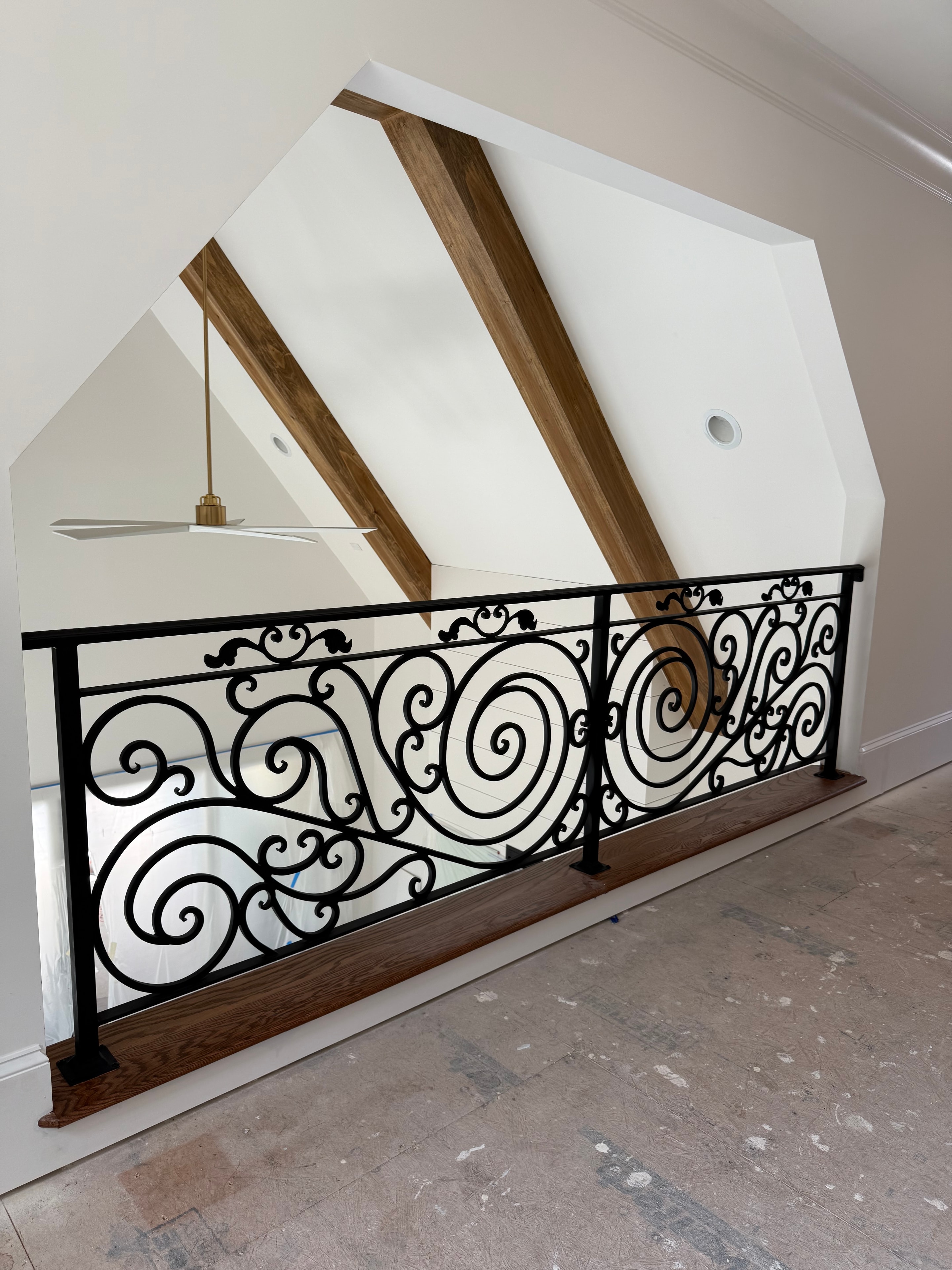 Ornamental Loft Railing Overhead