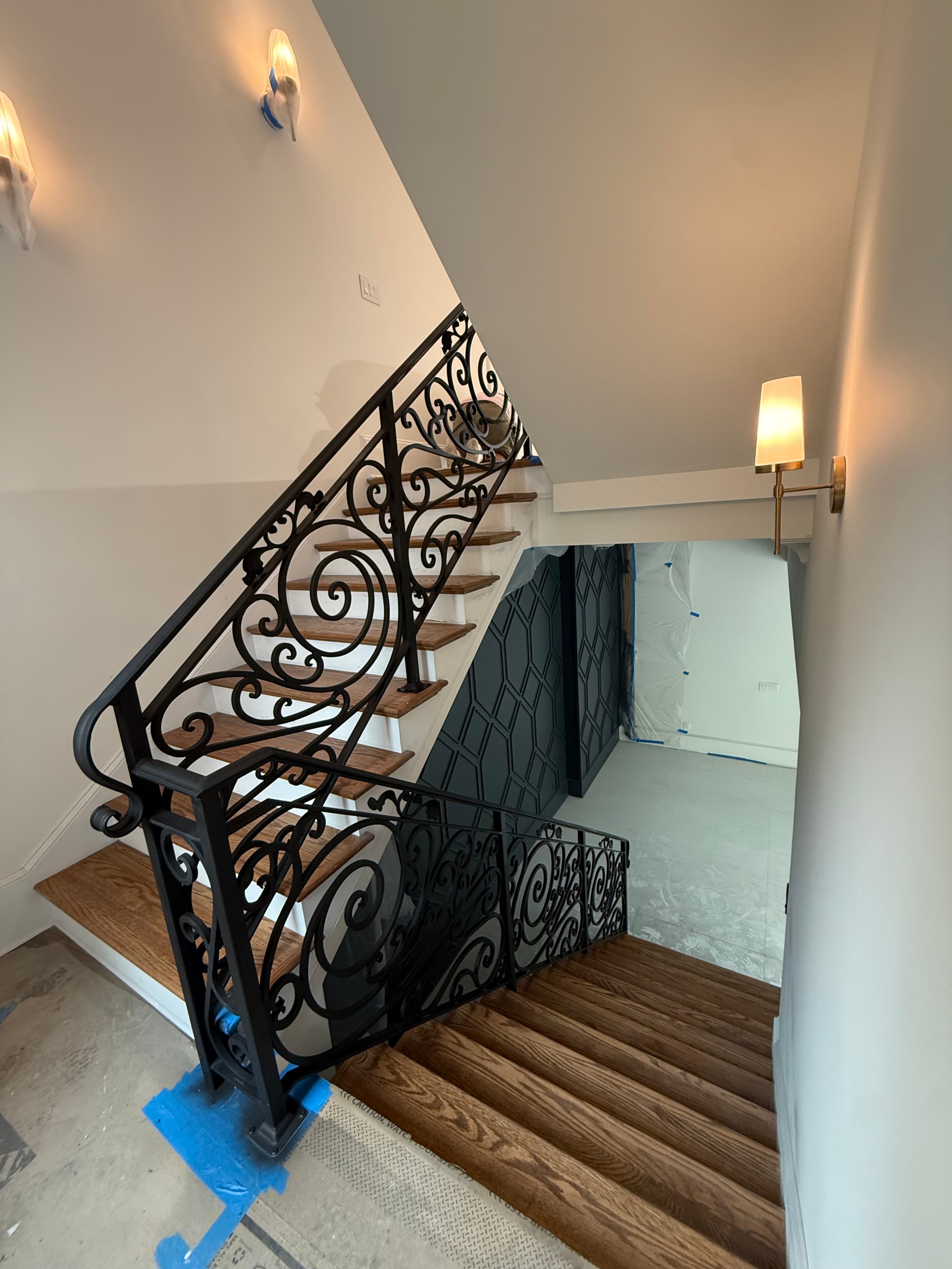 Ornamental Stair Railing Installation