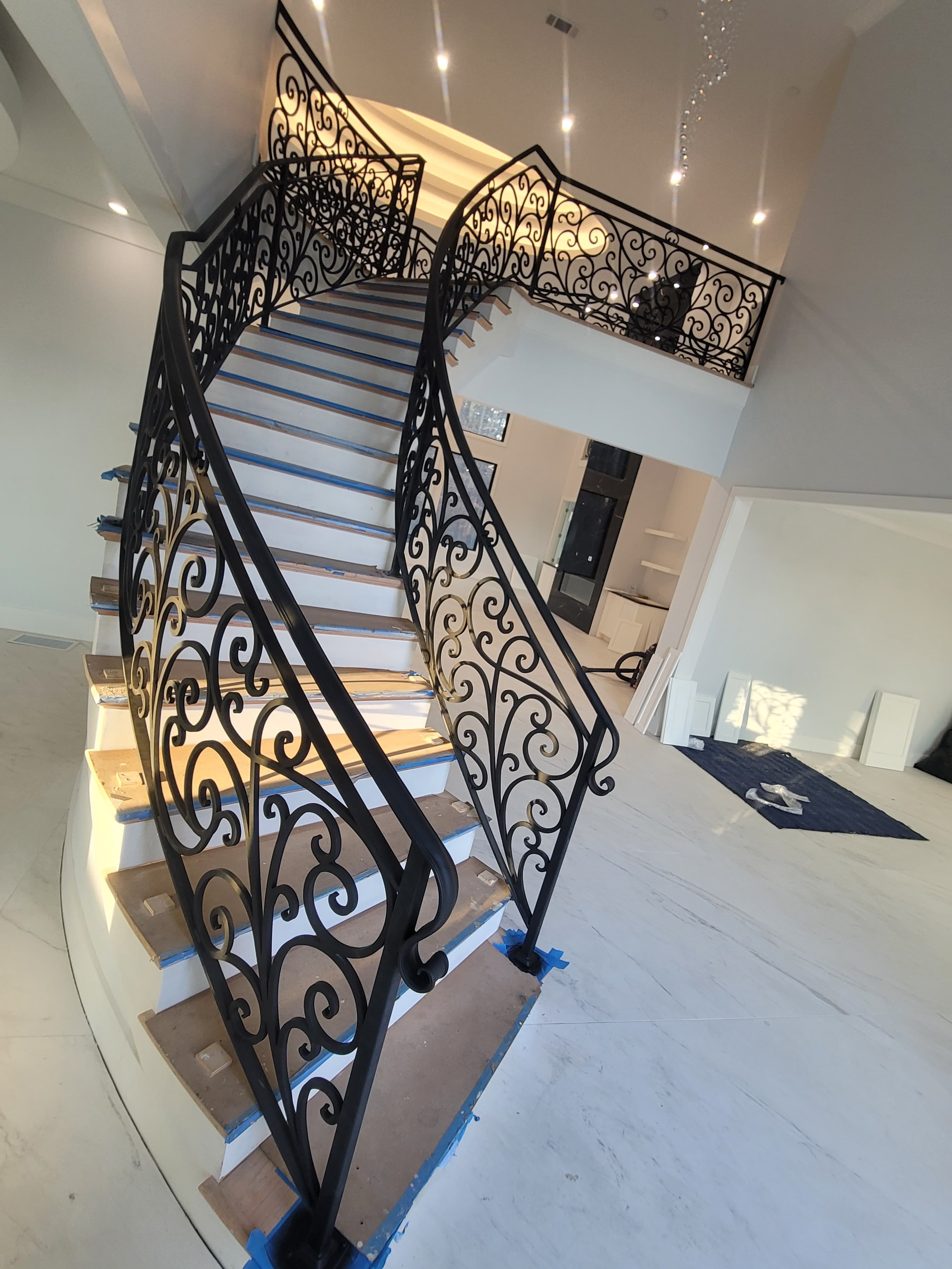 Ornamental Double Staircase