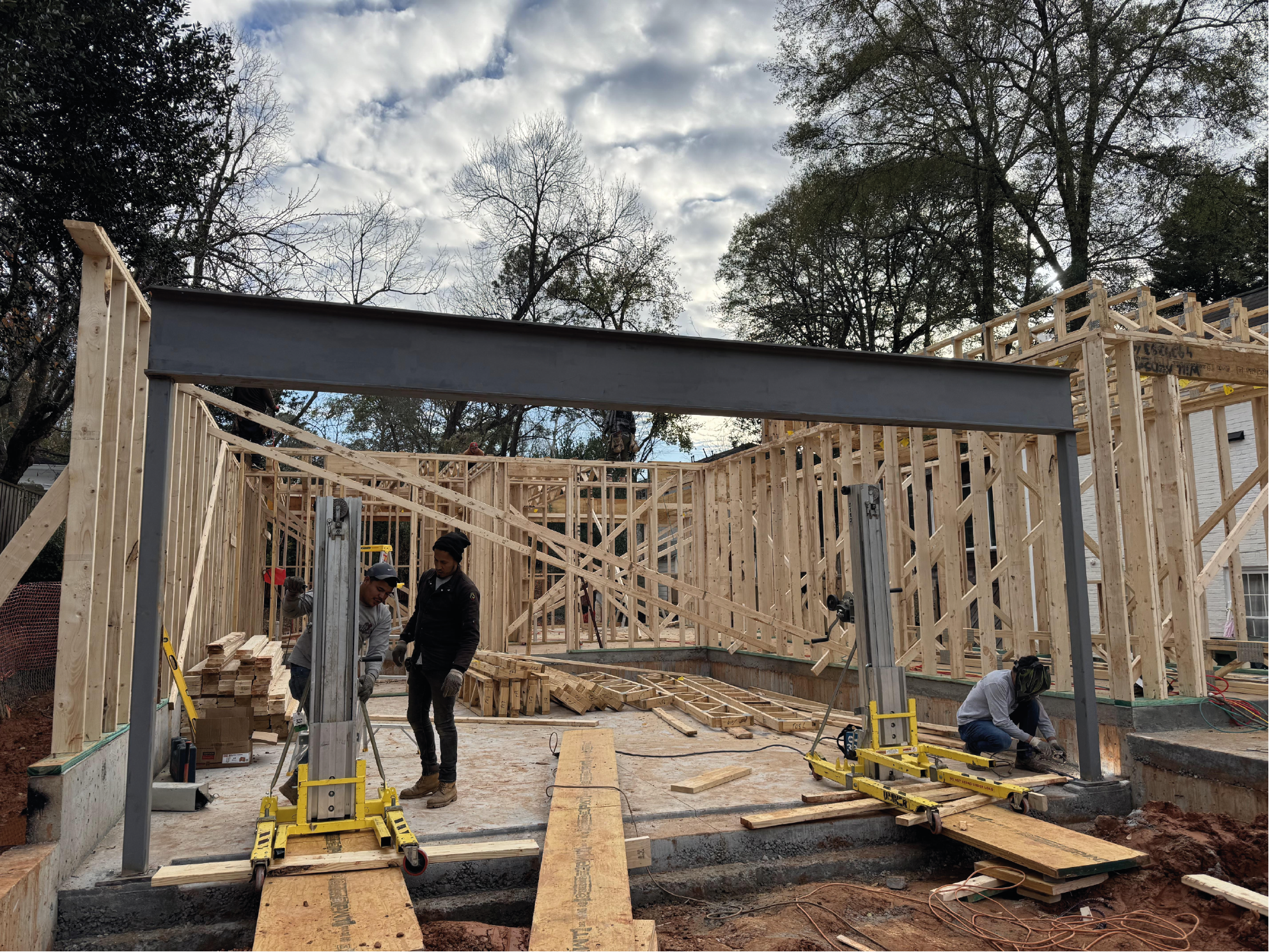 Steel Beam Installation