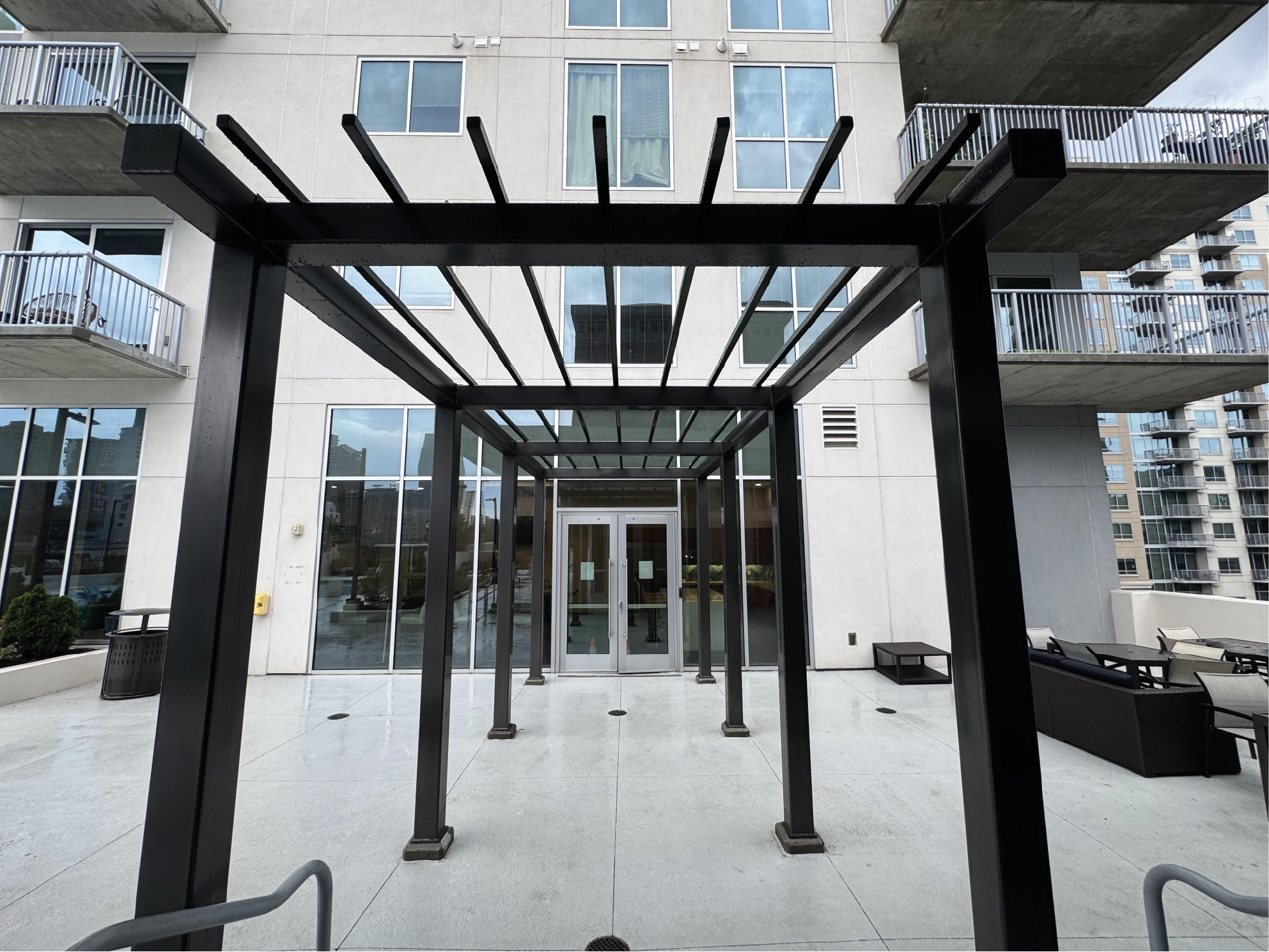 Rooftop Pergola Entry