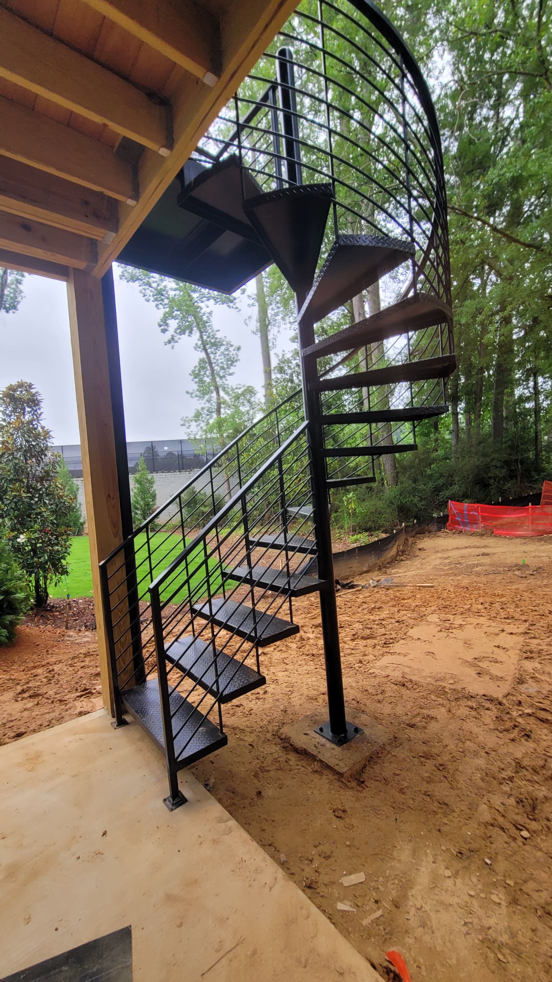 Outdoor Spiral Staircase Diamond Plate