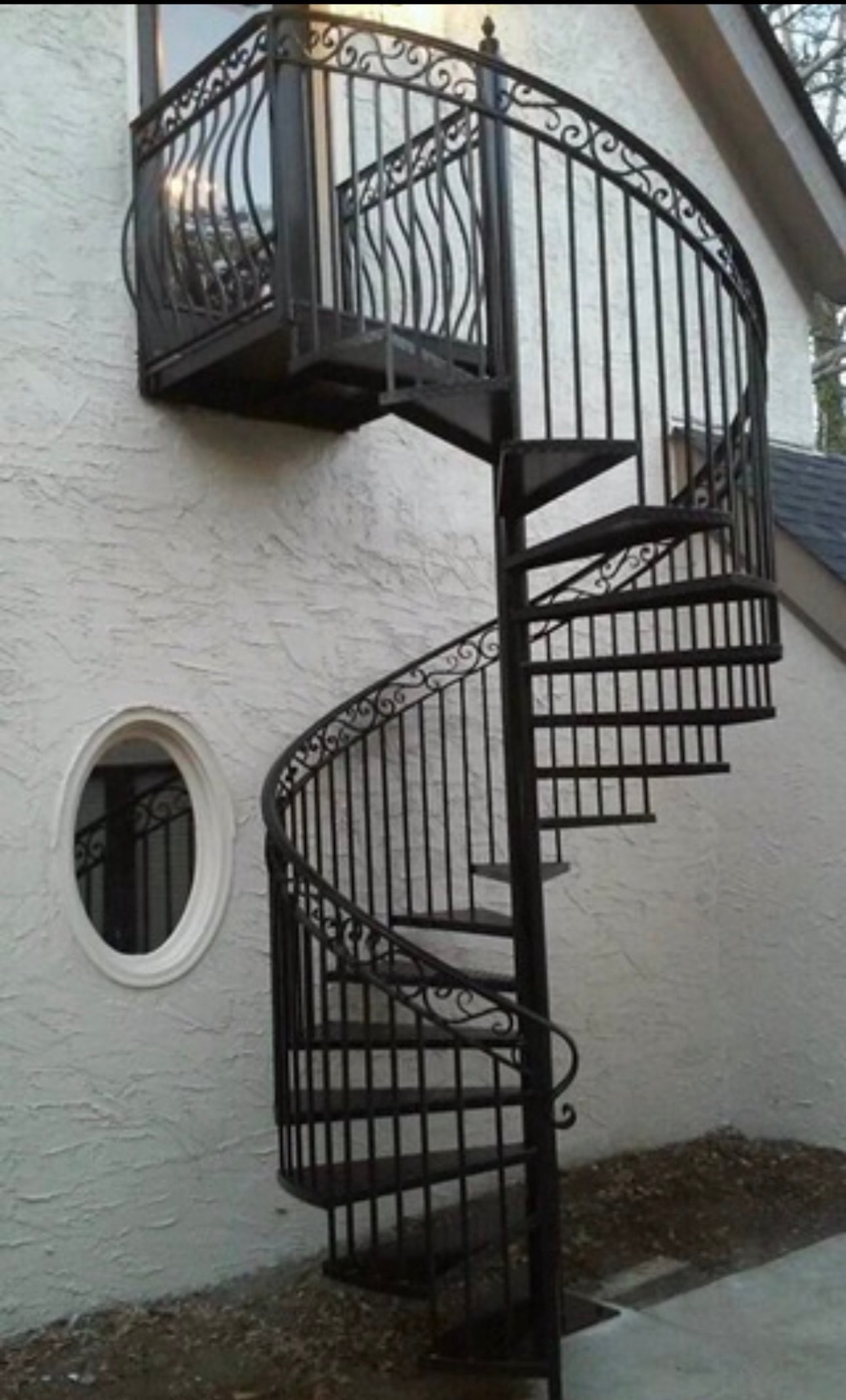 Ornamental Spiral Staircase Exterior