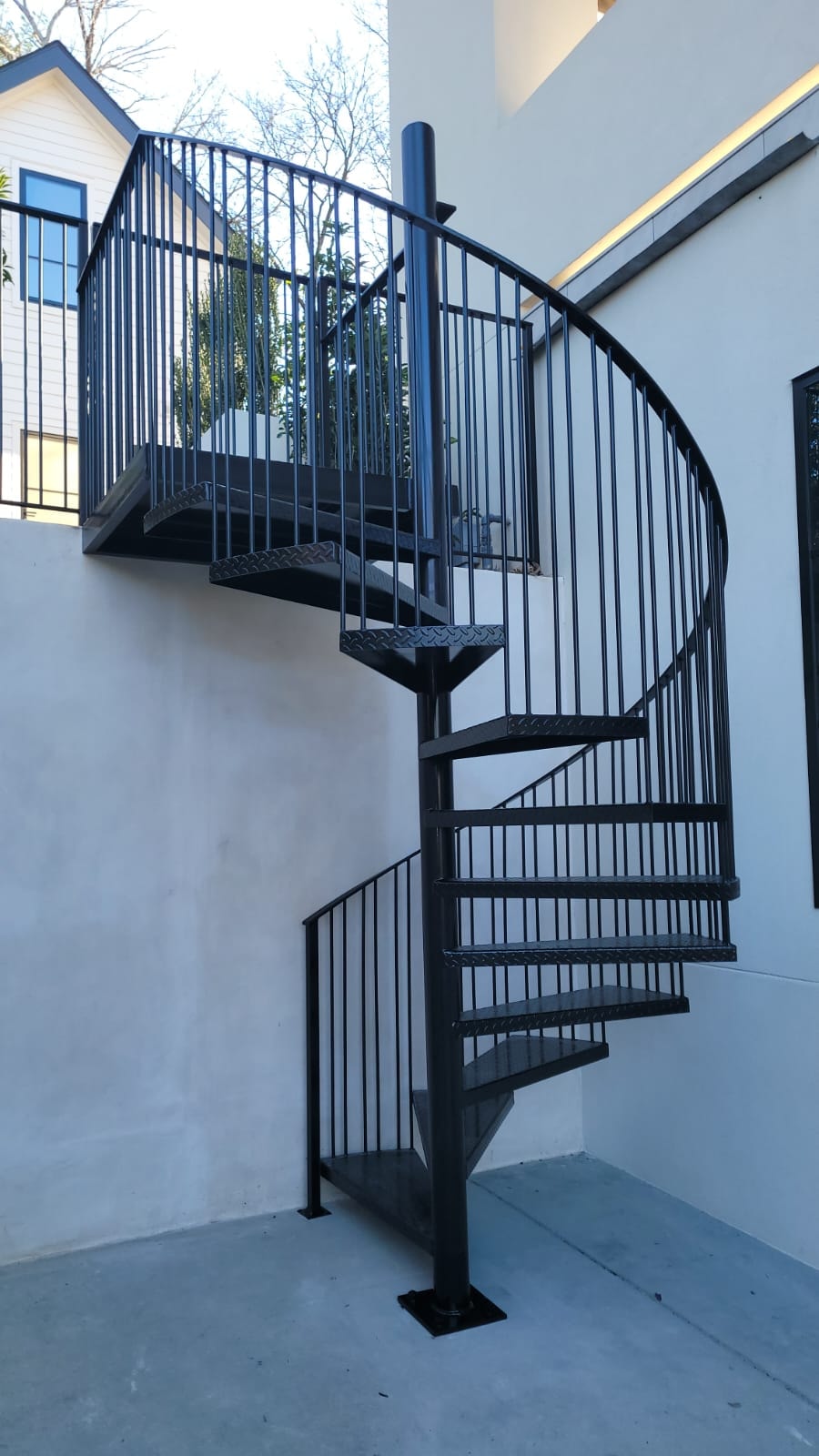 Spiral Staircase Vertical Balusters