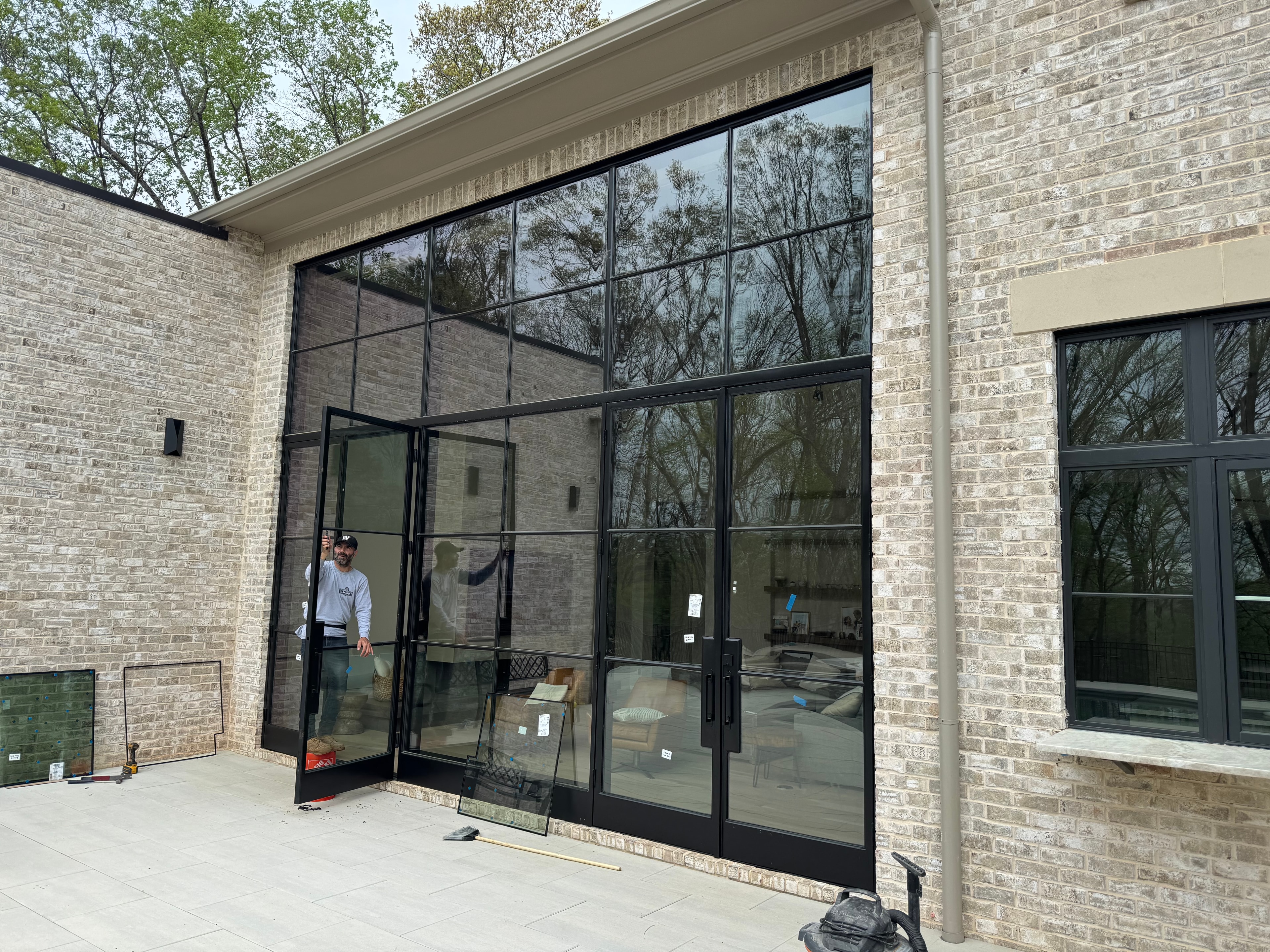 Full-Height Steel Window Wall
