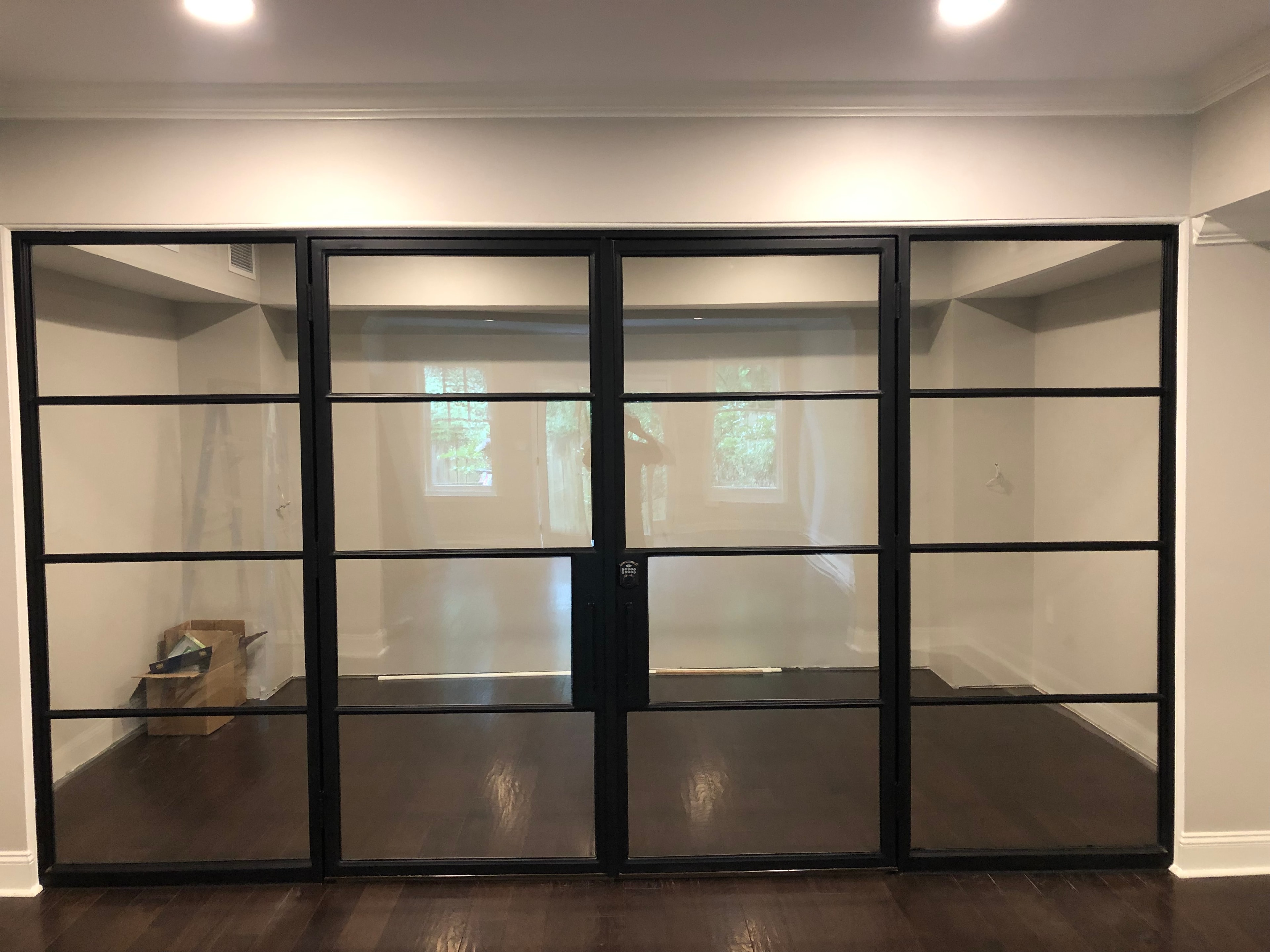 Wine Cellar Glass Partition