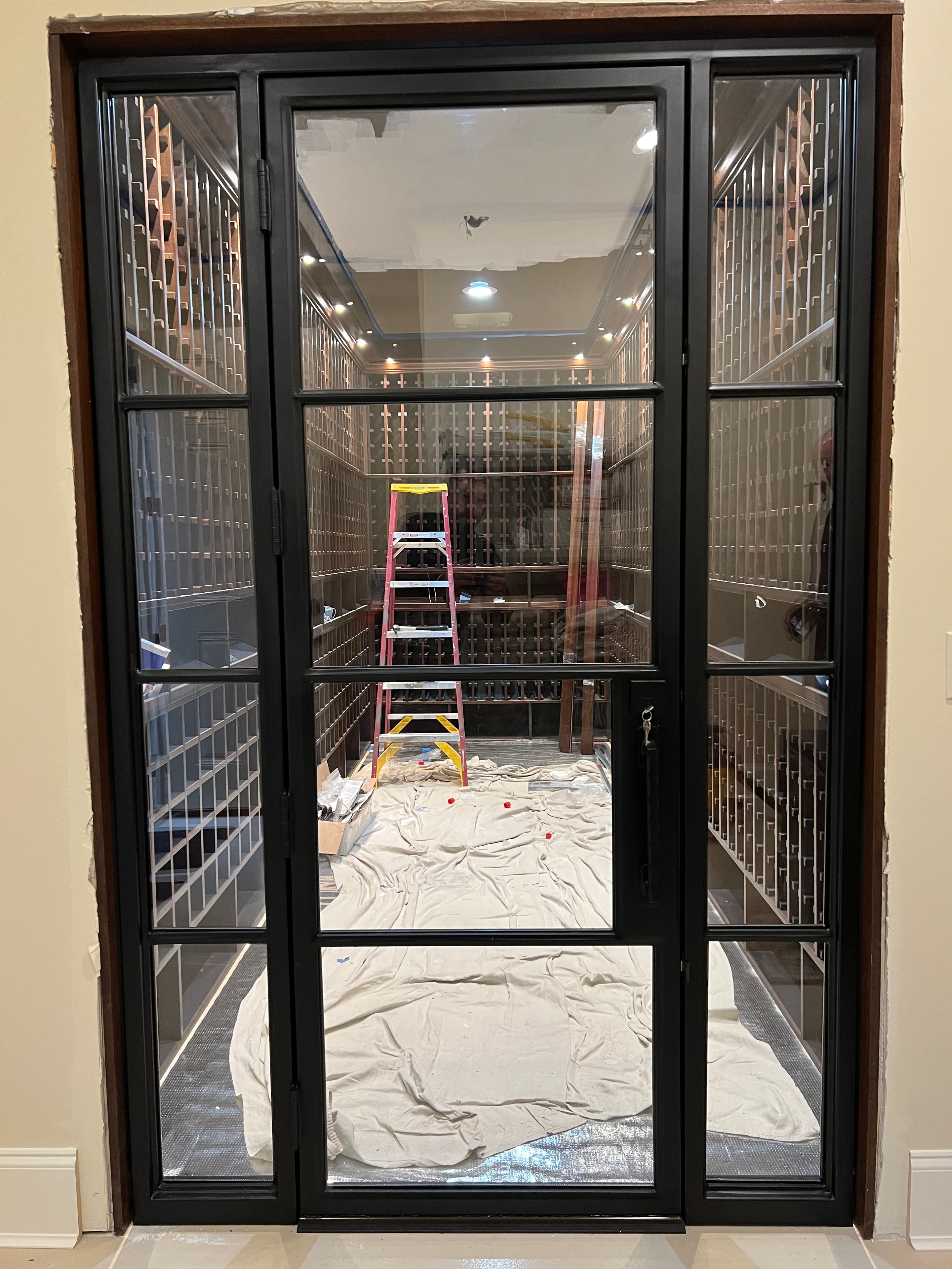 Wine Cellar Iron Door